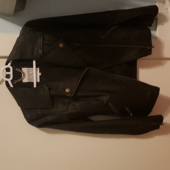Black Leather Jacket - Picture 1 of 2
